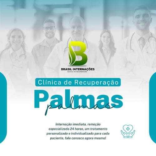 Clínica de Reabilitação para Dependência Química e alcoolismo em Palmas Tocantins